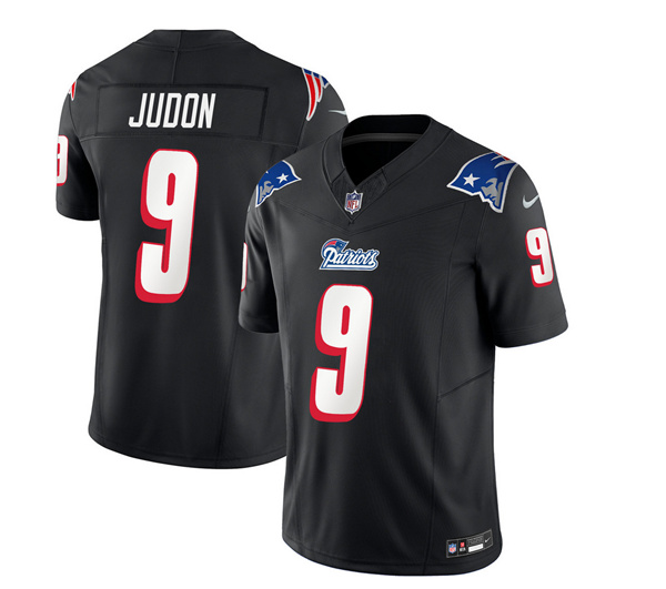 Men's New England Patriots #9 Matthew Judon Black 2023 F.U.S.E. Vapor Limited Football Stitched Jersey